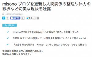 misonoのブログは逆効果