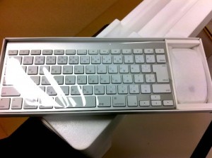 iMacのキーボードとマウス